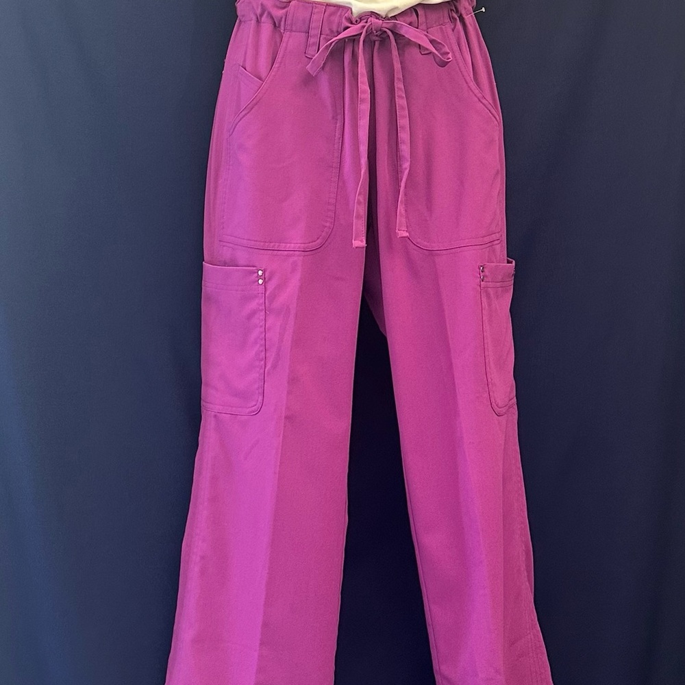 Kai purple  Capris with Adjustable Fit